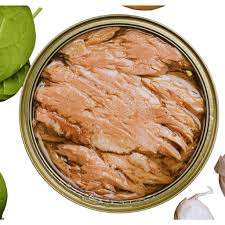 THON EN CONSERVE ÉTIQUETTE PROPRE AVEC DES ÉLÉMENTS BOTANIQUES DE FEUILLES DE CATAPPA - Product Image 2