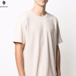 Ringler T-shirt personnalisé pour hommes de haute qualité 100% coton Super Large Ringer Shoulder DTG Printing Streetwear Style Formal Knitted - Product Image 2