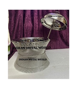 Merveilleux design ramadan servant une marmite en acier inoxydable de grande qualité pour la décoration de table servant de la nourriture marmite - Product Image 3