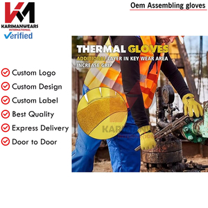 Guantes de Seguridad de Cuero Personalizados OEM, Precio de Fábrica, Guantes de Cuero de Alta Calidad al por Mayor para Trabajadores y Jardineros - Product Image 2