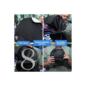 Universal Car Windshield <b>Sun</b> <b>Shade</b> with Free Parking Number Plate - Product Image 4