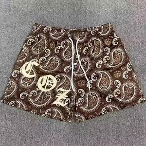 Nouveau été basique Sport séchage rapide 100% Polyester Designer inspiré imprimé unisexe maille Shorts personnalisé hommes basket-ball Shorts - Product Image 5