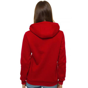 Sudaderas con capucha hechas a medida Ropa informal Bolsillos de canguro Fleece Algodón Mujeres Sudadera con capucha - Product Image 6