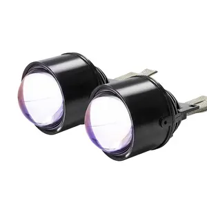GTR汽车雾灯改装3英寸WS03双发光二极管投影仪透镜雾灯37w 5800K通用型汽车发光二极管雾灯灯泡