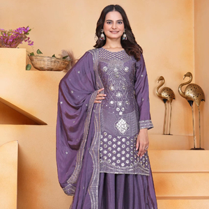 Boutique India más vendido Festival boda desgaste Sharara traje elegante fiesta étnica tradicional confeccionado mujeres niñas desgaste - Product Image 1