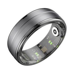 Anillo Inteligente R06 Dorado, Batería de 15 mAh, Monitoreo de Oxígeno en Sangre y Frecuencia Cardíaca, Carga Magnética, Control por Aplicación QRing - Product Image 5