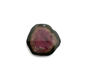 Natural Watermelon <b>Tourmaline</b> Slice Gemstone 24*25 MM 21 CT, Watermelon <b>Tourmaline</b> Gemstone for Jewelry Making - Product Image 2