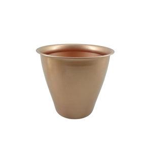 Salon décoration métal rond en forme de jardinière cuivre placage planteur Pot pour la décoration de jardin à la main en vrac - Product Image 5