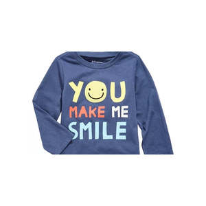 T-Shirt Blu con Sorriso per Bambino First Impressions, Taglia 2T, 100% Cotone Jersey, Design Stampato con Sorriso - Product Image 2