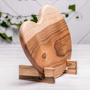 100% Planche à découper en forme de coeur de qualité supérieure Ustensiles de cuisine en bois Passe au lave-vaisselle - Product Image 5