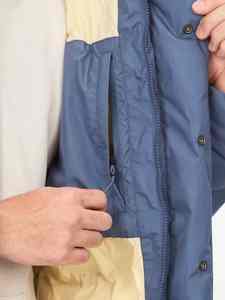 Chaqueta acolchada de invierno con relleno de algodón a prueba de viento impermeable de cuello alto de lujo para hombre personalizada de alta calidad - Product Image 3