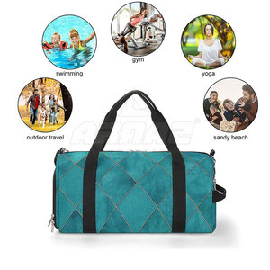 Nuevo logotipo personalizado Bolsas de lona de gran capacidad Bolsa de lona de viaje deportiva personalizada ligera - Product Image 3