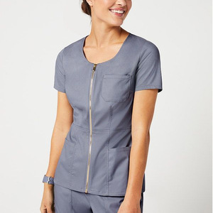 Wholesale Nurse Hospital Medical Uniforms Polyester Rayon Spandex Stretch Nursing <b>Doctors</b> Scrubs <b>Sets</b> for Women - Product Image 1