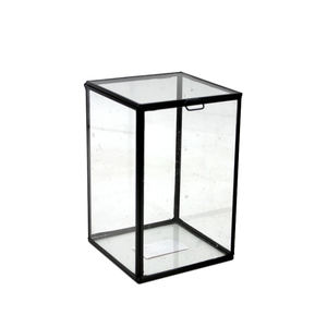 Meilleure vente Boîte décorative de mariage Boîte de forme ronde en métal nickelé noir pour boîte de rangement décorative de table en vrac personnalisée - Product Image 6