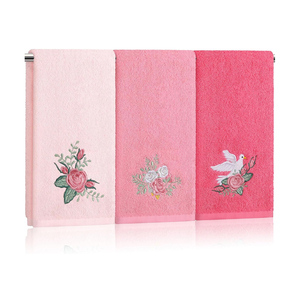 Nouveau design de coton de haute qualité bon marché Home Textile Gift Set Serviette de bain avec broderie Serviette de bain à vendre avec logo personnalisé imprimé - Product Image 4