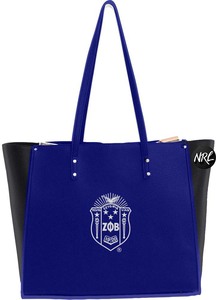 Zeta <span class=keywords><strong>phi</strong></span> Beta Hy Lạp thư thêu in Emboss Chất lượng cao vải cotton sang trọng Túi Xách Tote túi cho mùa hè du lịch - Product Image 5