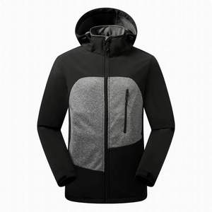 Veste Softshell pour hommes en gros impression de logo personnalisé 2025 meilleur design de haute qualité couleur unie support haute rue prix bon marché - Product Image 3