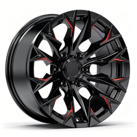 Jantes en alliage forgées tout-terrain JWYC neuves, 17-20 pouces, 6x139.7 PCD, 25 mm ET, design concave, compatibilité universelle pour camion et SUV