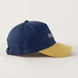 Casquette de baseball 6 panneaux en coton réglable unisexe, vente en gros, logo personnalisé, haute qualité, OEM ODM, faible MOQ, décontractée, bicolore, style Dad Hat - Product Image 4
