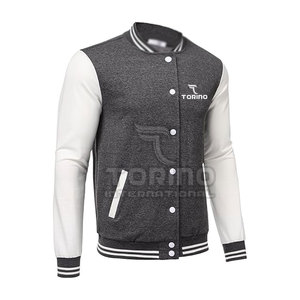 Nouvelle Arrivée Veste d'Hiver Légère en Laine 100% Écologique Style Letterman Col Montant Dernière Tendance Décontractée pour Hommes en Promotion en Ligne - Product Image 3