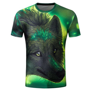 Sublimation personnalisée respirant Gym T-Shirt coton col uni manches courtes coupe ajustée tissu tricoté col rond pour l'entraînement physique - Product Image 1