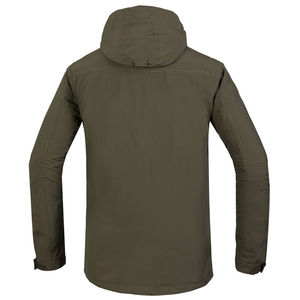 แจ็กเก็ตมีฮู้ดกันน้ำมีฮู้ดถอดออกได้ทางยุทธวิธีสำหรับผู้ชายเสื้อแจ็กเก็ตมีโลโก้ออกแบบได้ตามต้องการสำหรับฤดูหนาวปีนเขาตกปลาล่าสัตว์ - Product Image 4