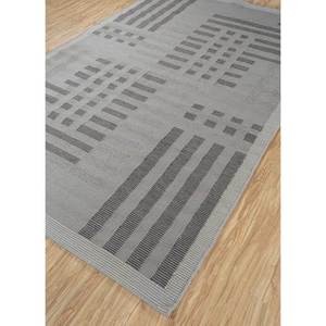 Abrash Grey Black Flat Weaves Wool <b>Rug</b> Handmade Geometric Striped Rectangle Hallway Jute <b>Rugs</b> Model ADWP-13003 for Home <b>Bedside</b> - Product Image 2