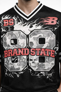 Nouvelle Arrivée Vente en Gros Maillots de Football Américain Personnalisés Brodés Équipes USA Ensembles de Vêtements de Sport Été Anti-Transpiration Respirant - Product Image 2