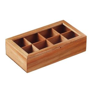 Caja de Té de Madera Vintage, Madera Maciza con Buen Acabado, Ofertas al por Mayor - Product Image 1