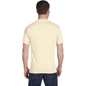 T-shirt à manches courtes 100% coton pour homme, vêtement de haute qualité et pas cher, de couleur unie, coupe ajustée, col rond, imprimé, personnalisé, du Bangladesh - Product Image 2