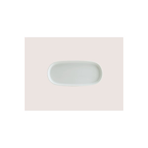 Plato Ovalado de Porcelana Negro Hygge de Diseño Moderno Bonna Serena de 21 cm para Servir - Product Image 1