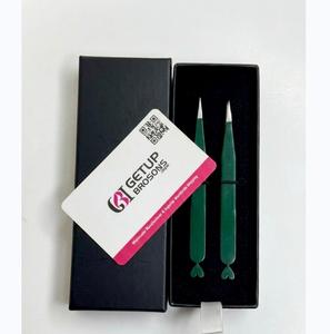 ชุดแหนบต่อขนตาแบบมืออาชีพพร้อมโลโก้สั่งทำ แหนบสแตนเลสทรงหัวใจความแม่นยำสูง ขายส่ง - Product Image 3