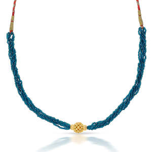Collar Gargantilla de Perlas y Diamantes en Oro para Mujer, Cadena Chapada en Oro Rosa de 14k, Moderna para Bodas - Product Image 4