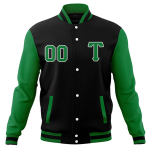 Chaqueta universitaria para hombre de calidad superior con estilo, hermosa chaqueta de béisbol con letras y cuello alto de material de lona a la moda - Product Image 5