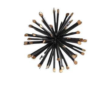 Esculturas Decorativas de Metal con Forma de Pirámide Negra, Estilo Moderno, Decoración para el Hogar, Adornos Metálicos Creativos para Interiores - Product Image 3