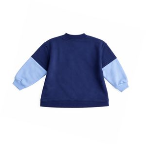 Sweat-shirt à col rond en molleton à manches longues surdimensionné personnalisé à double couche, vêtements décontractés d'hiver - Product Image 2