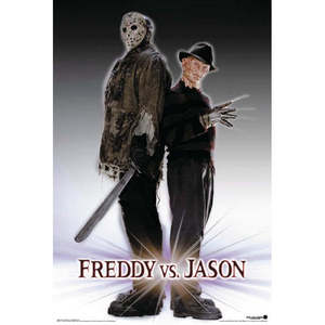 Carte postale Freddy Vs. Jason Décoration d'Halloween - Product Image 1