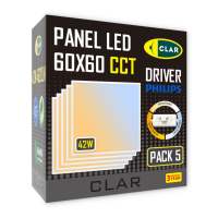 Pour panneau lumineux LED flexible Philips 42W 60x60mm 4620Lm CCT avec driver
