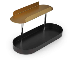 Plateau de service à 2 niveaux, design fantaisie, fer forgé, écologique, personnalisable, qualité supérieure, style luxueux, unique, moderne, vente en gros, designer - Product Image 3