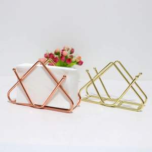 Hot Selling Iron Metal <b>Napkin</b> <b>Holder</b> Golden Finished for Home Dining Table Decorations Handmade <b>Napkin</b> <b>Holders</b> - Product Image 6