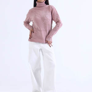 Suéter de Felpa Acogedor con Tacto Suave y Atractivo Diseño Moderno, Suéter de Punto Premium con Textura Elegante - Product Image 2