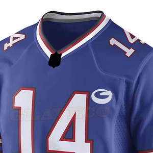 Service OEM Maillot de football américain Nouveau design Chemise adulte Broderie par sublimation Bas prix Vêtements de football respirants grande taille - Product Image 3