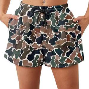 100% poliéster sublimación 4 pulgadas correr gimnasio deporte pantalones cortos para mujeres logotipo personalizado secado rápido entrenamiento atlético pantalones cortos de entrenamiento - Product Image 1