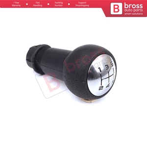 หัวเกียร์ BSP537 5 สปีด สีดำโครเมียม สำหรับ 106 107 206 207 208 301 306 307 308 406 508 605 807 C1 C2 C3 C4 C8 2403AJ - Product Image 4