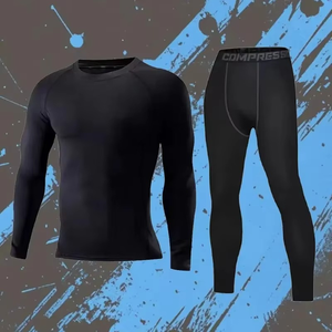 Ensemble de survêtement sport décontracté 2 pièces à capuche à séchage rapide pour hommes et femmes, grande taille, motif uni, pour l'entraînement en salle de sport, collection automne - Product Image 6