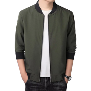 Chaqueta de solapa de poliéster con diseño de logotipo personalizado OEM para hombre, chaqueta informal de negocios sin costuras resistente a las arrugas sin hierro para primavera y otoño - Product Image 6