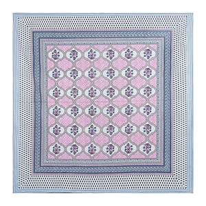 Juego de Sábanas Planas con Estampado Floral Rosa 100% Algodón con 2 Fundas de Almohada (SHKV1043) - Product Image 4