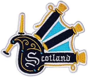 Lancashire County Shield Parche bordado Tela y fieltro Insignias para coser con decoración de cuentas para fines de decoración - Product Image 4