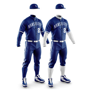 Personalización Equipo deportivo de EE. UU. Personalizado Blanco Marrón Rayas Estilo Personalizado Cosido Jerseys de béisbol - Product Image 2