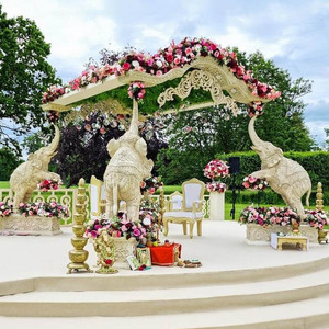 มณฑปช้างสุดอลังการสำหรับงานแต่งงาน วิธีพิธีแต่งงานสุดงดงาม ตกแต่งมณฑปงานแต่งงานแบบอินเดีย ขายมณฑปงานแต่งงานที่ลอสแอนเจลิส - Product Image 1